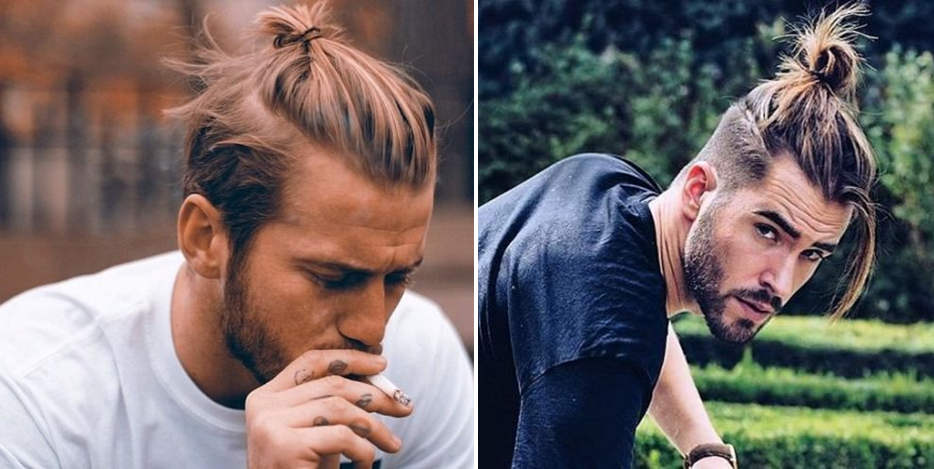 Toupee man bun discount